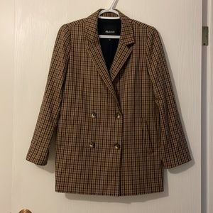 Madewell double breasted blazer